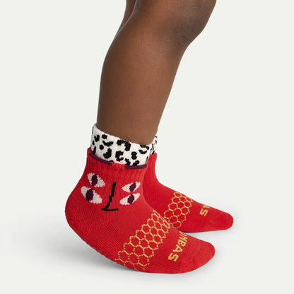 Toddler Eye Spy Gripper Calf Sock 4-Pack - US 1181
