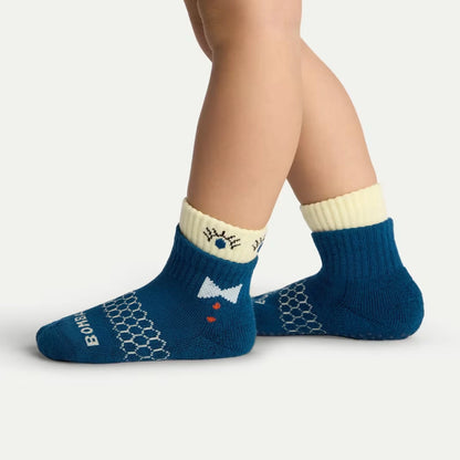 Toddler Eye Spy Gripper Calf Sock 4-Pack - US 1181