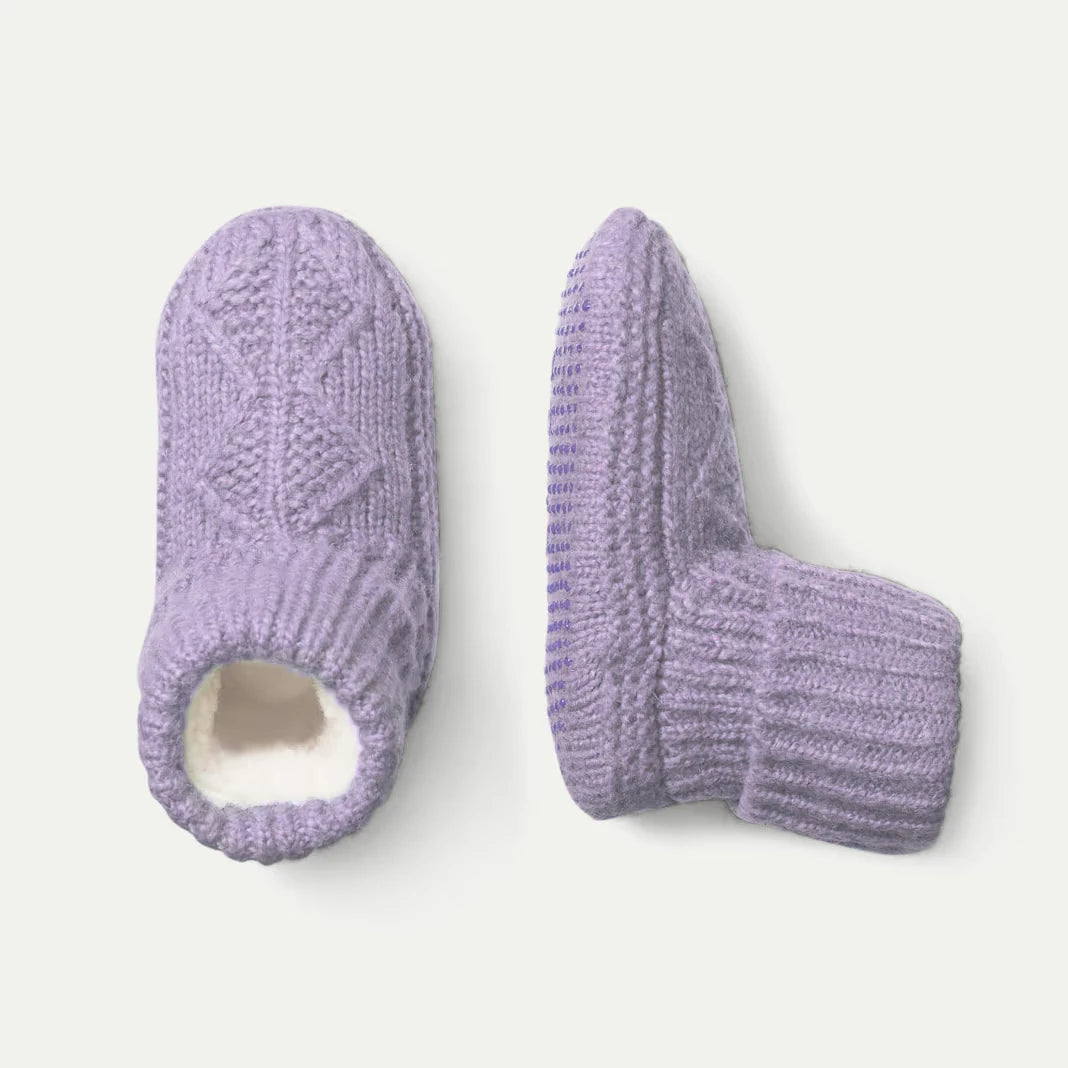 Toddler Gripper Slipper Bootie - Sherpa-Lined - US 6525