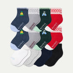 Toddler Lightweight Calf Sock 12-Pack - US 6507