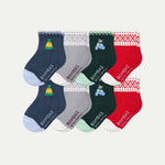 Toddler Lightweight Calf Sock 8-Pack - US 3648