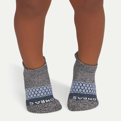 Toddler Tri-Block Gripper Ankle Sock 6-Pack - US 8512