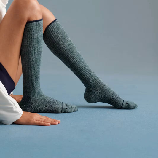 Women's Merino Wool Blend Everyday Compression Knee High Sock 3-Pack (15-20mmHg) - US 5800