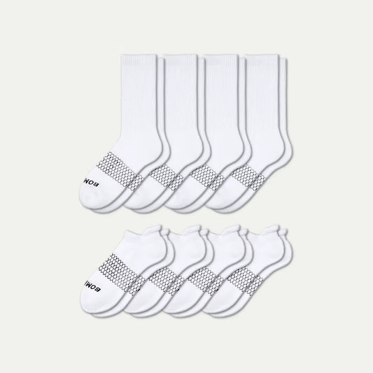 Women's Calf & Ankle Sock 8-Pack - US 4066