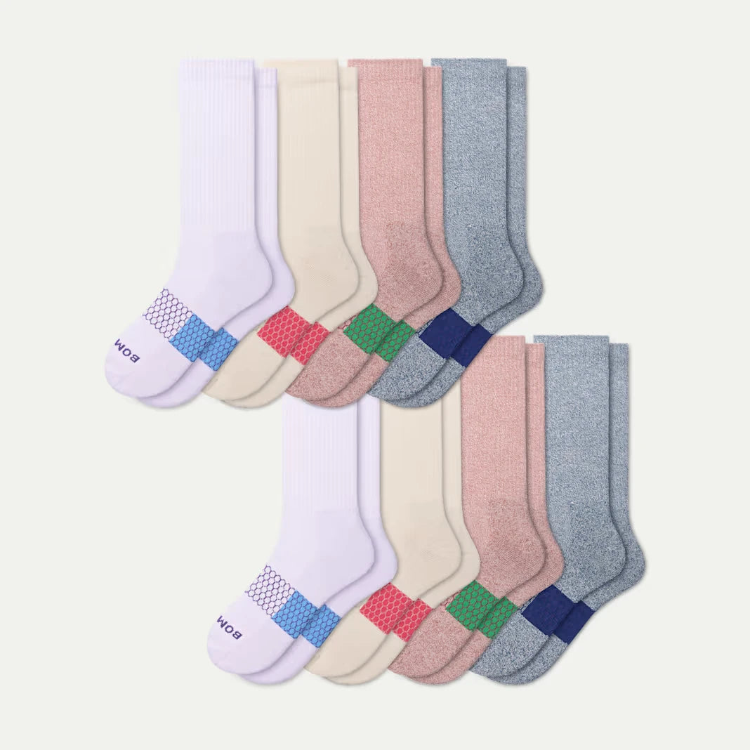Women's Calf Sock 8-Pack - US 3138