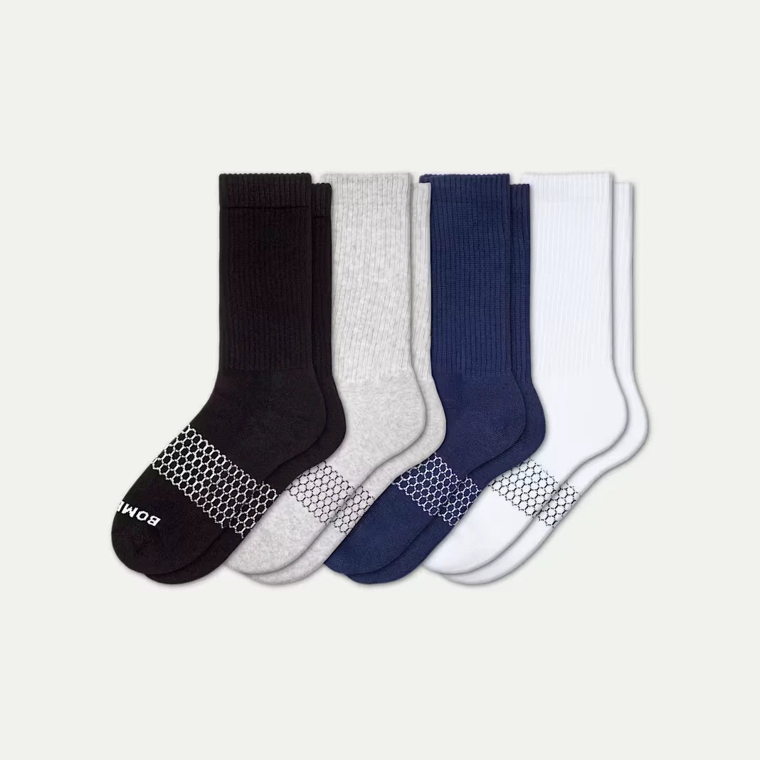 Women's Solids Calf Sock 4-Pack - US 6839