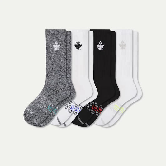 Women's All Sport Calf Sock 4-Pack - US 2753