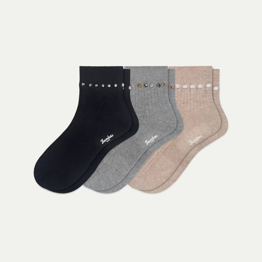 Women's Anklet Quarter Sock 3-Pack - US 5663