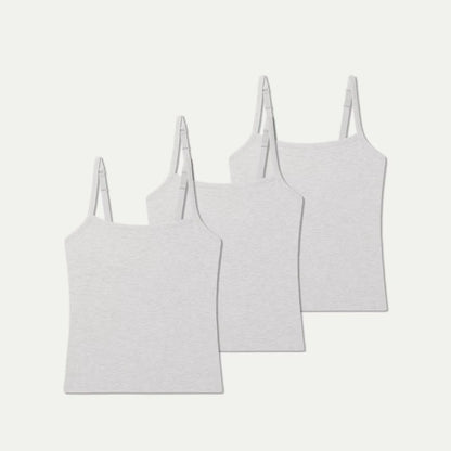 Women's Built-In Bra Seamless Cami 3-Pack - US 7054