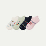 Women's Dinner Party Ankle Sock 4-Pack - US 9519