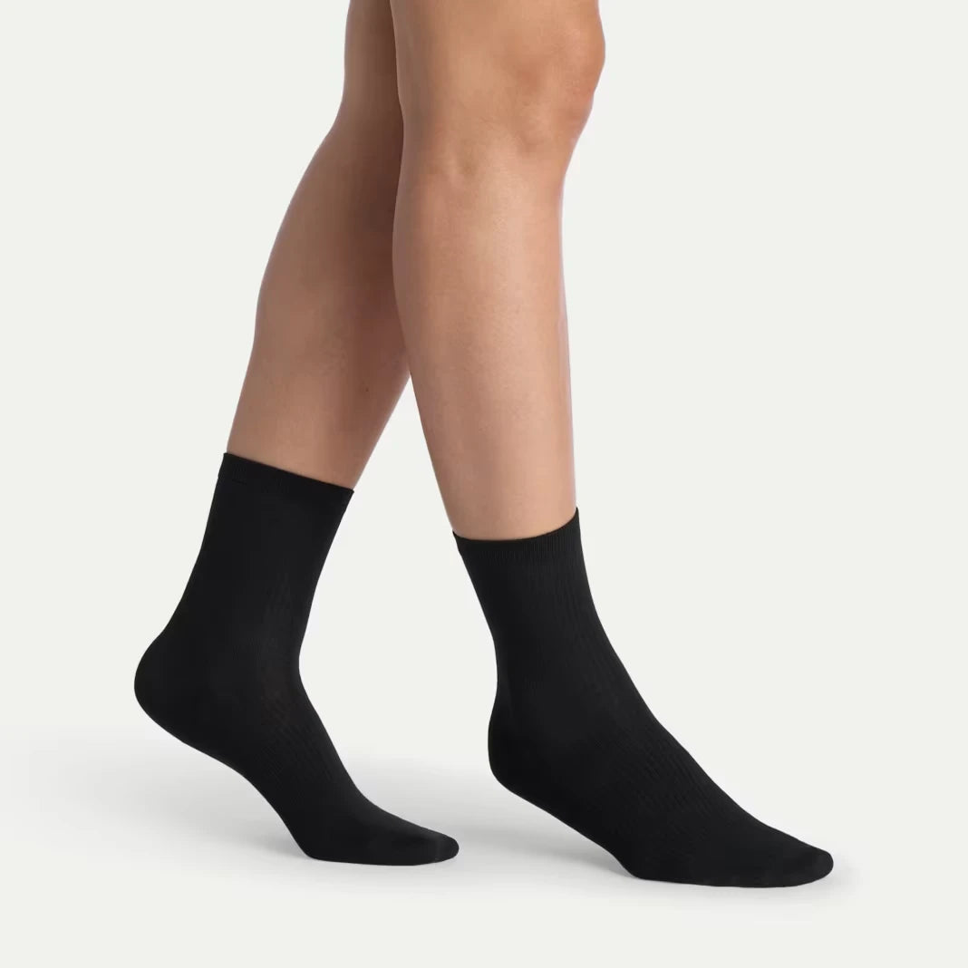 Women's Featherweight Rib Half Calf Sock 4-Pack - US 0019