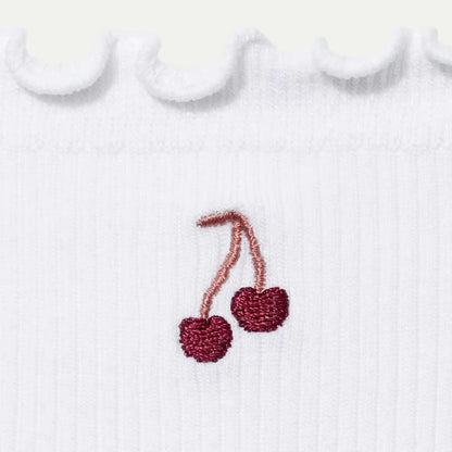 Women's Ruffle Rib Quarter Socks - US 2641