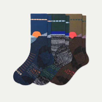 Women's Hiking Calf Sock 3-Pack - US 6854