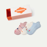 Women's Holiday Ankle Sock 3-Pack Gift Box - US 9503