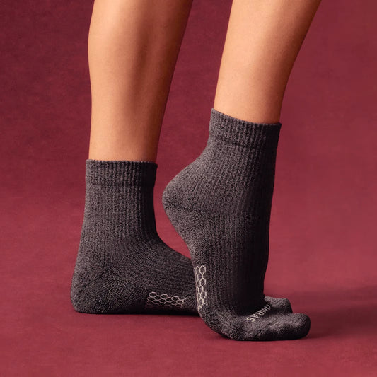 Women's Modern Rib Quarter Sock 8-Pack - US 3534