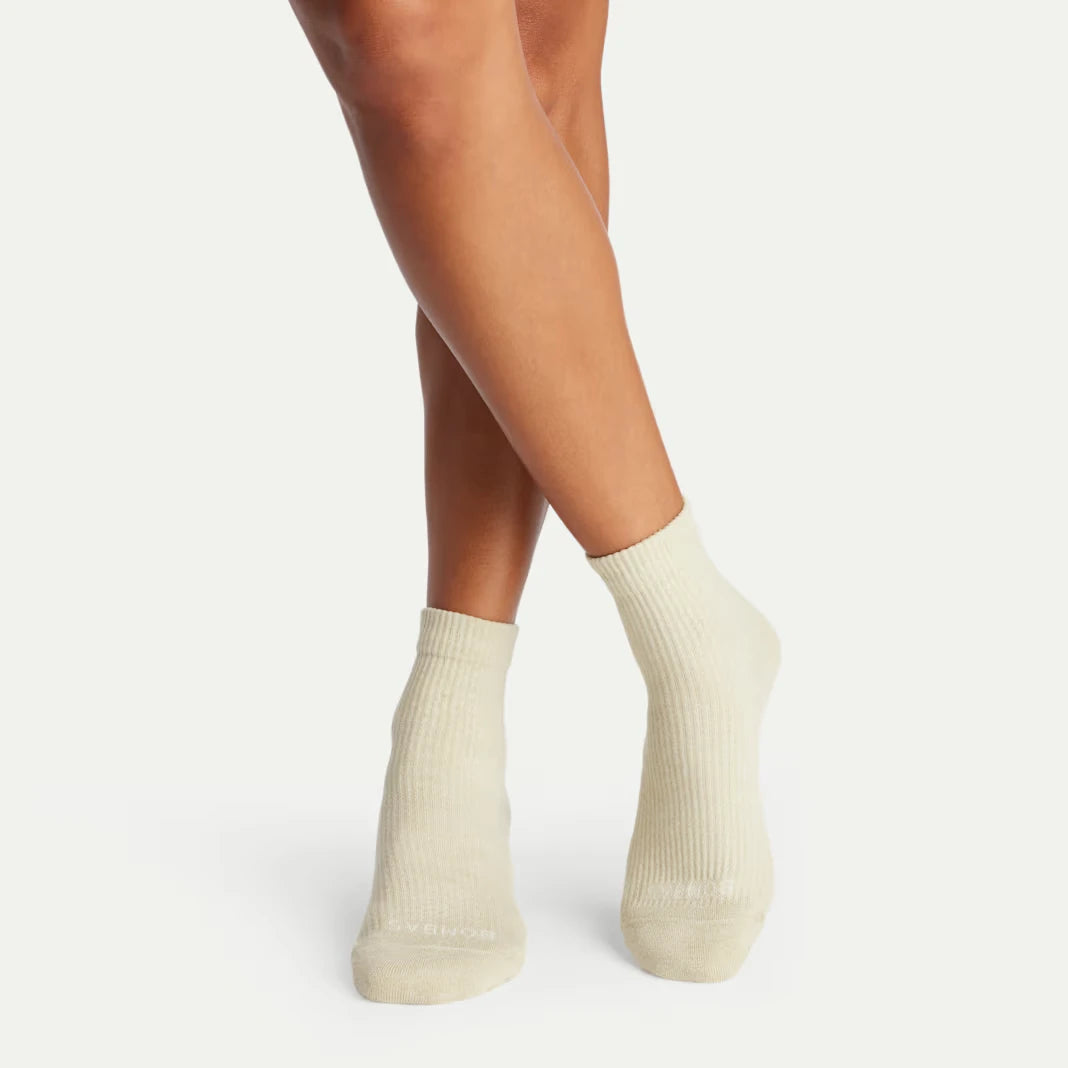 Women's Modern Rib Quarter Sock 4-Pack - US 8009