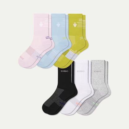 Women's UltraLite Sport Half Calf Sock 6-Pack - US 4700
