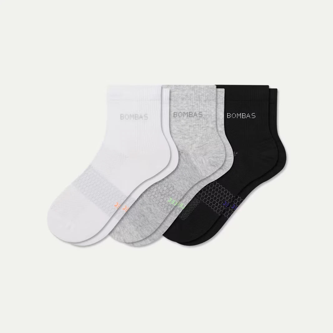 Women's UltraLite Sport Quarter Sock 3-Pack - US 6382