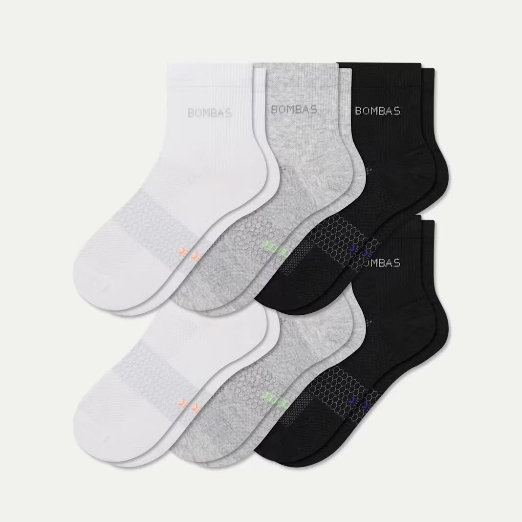 Women's UltraLite Sport Quarter Sock 6-Pack - US 4515