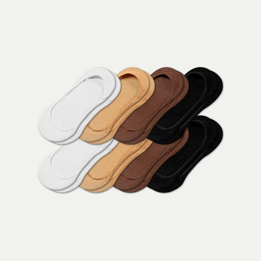 Women's Low-Cut No Show Sock 8-Pack - US 1960