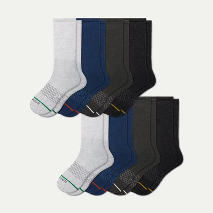 Women's Merino Wool Blend Wide Calf Sock 8-Pack - US 4885