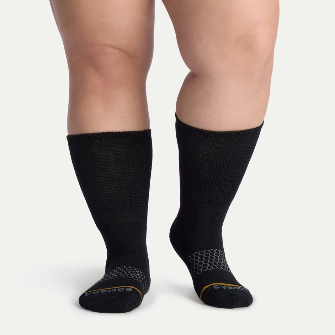 Women's Merino Wool Blend Wide Calf Sock 4-Pack - US 0332