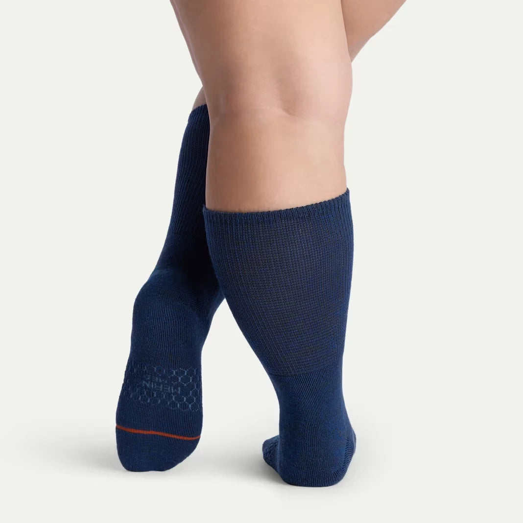 Women's Merino Wool Blend Wide Calf Sock 4-Pack - US 0332