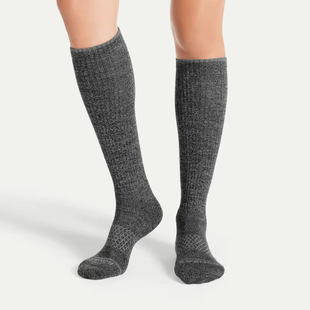 Women's Merino Wool Blend Knee-High Sock 4-Pack - US 2808