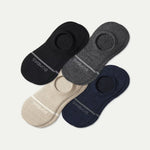 Women's Lightweight Merino Wool Blend No Show Sock 4-Pack - US 2642