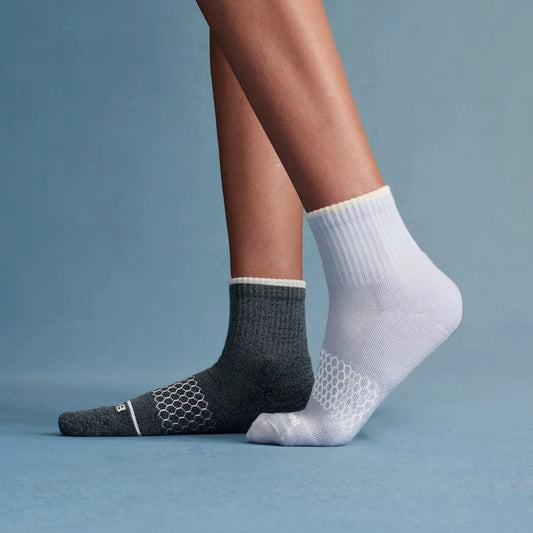 Women's Merino Wool Blend Quarter Sock 4-Pack - US 5821