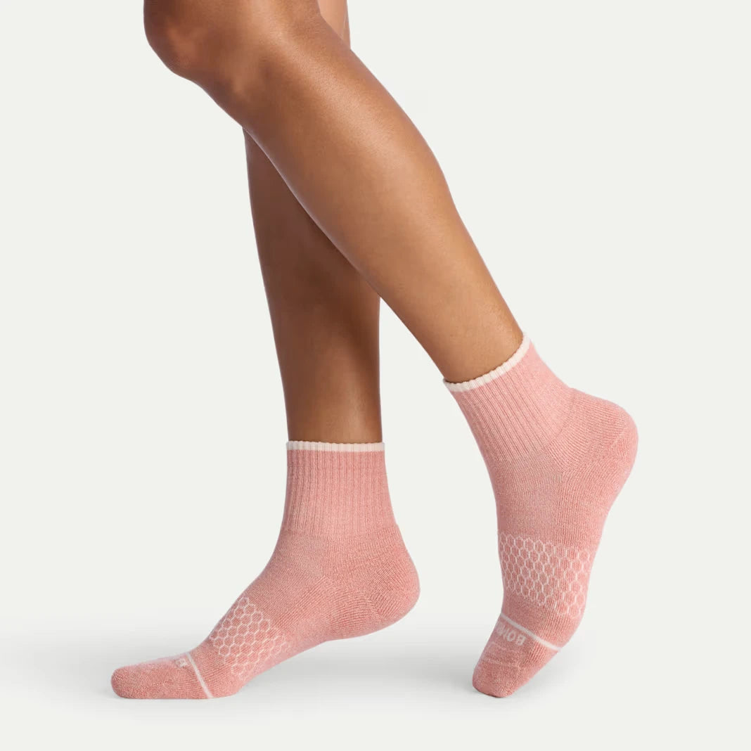 Women's Merino Wool Blend Quarter Sock 8-Pack - US 0144