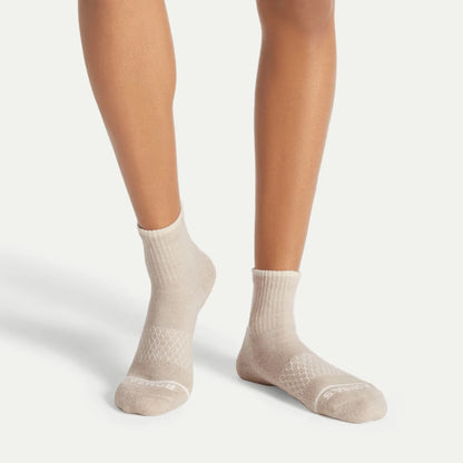 Women's Merino Wool Blend Quarter Sock 4-Pack - US 0980