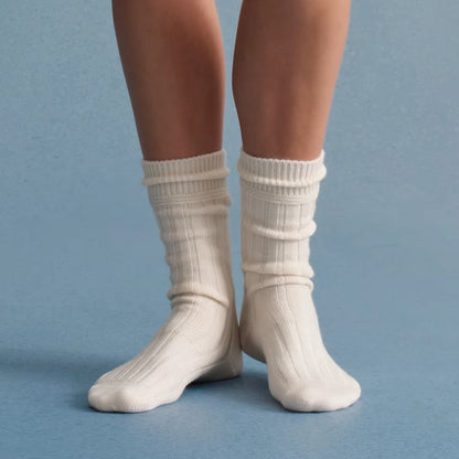 Women's Merino Cashmere Blend Rib Calf Sock 3-Pack - US 2283