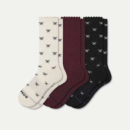 Women's Merino Wool Blend Calf Sock 3-Pack - US 3559
