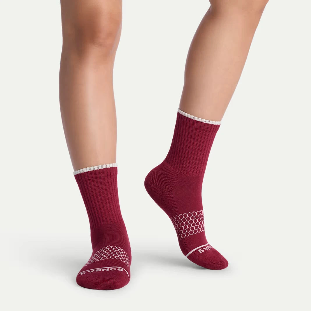 Women's Merino Wool Blend Half Calf Socks - US 1580