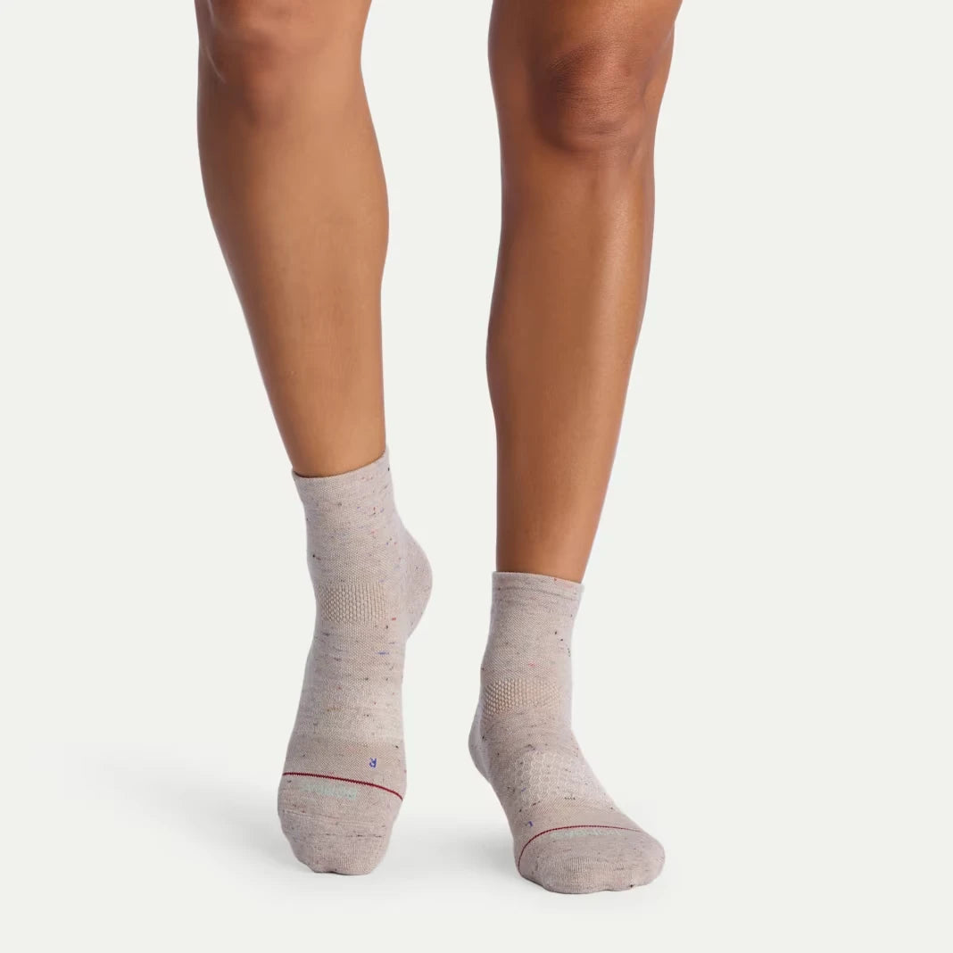 Women's Merino Wool Blend Run Quarter Sock 3-Pack - US 4645