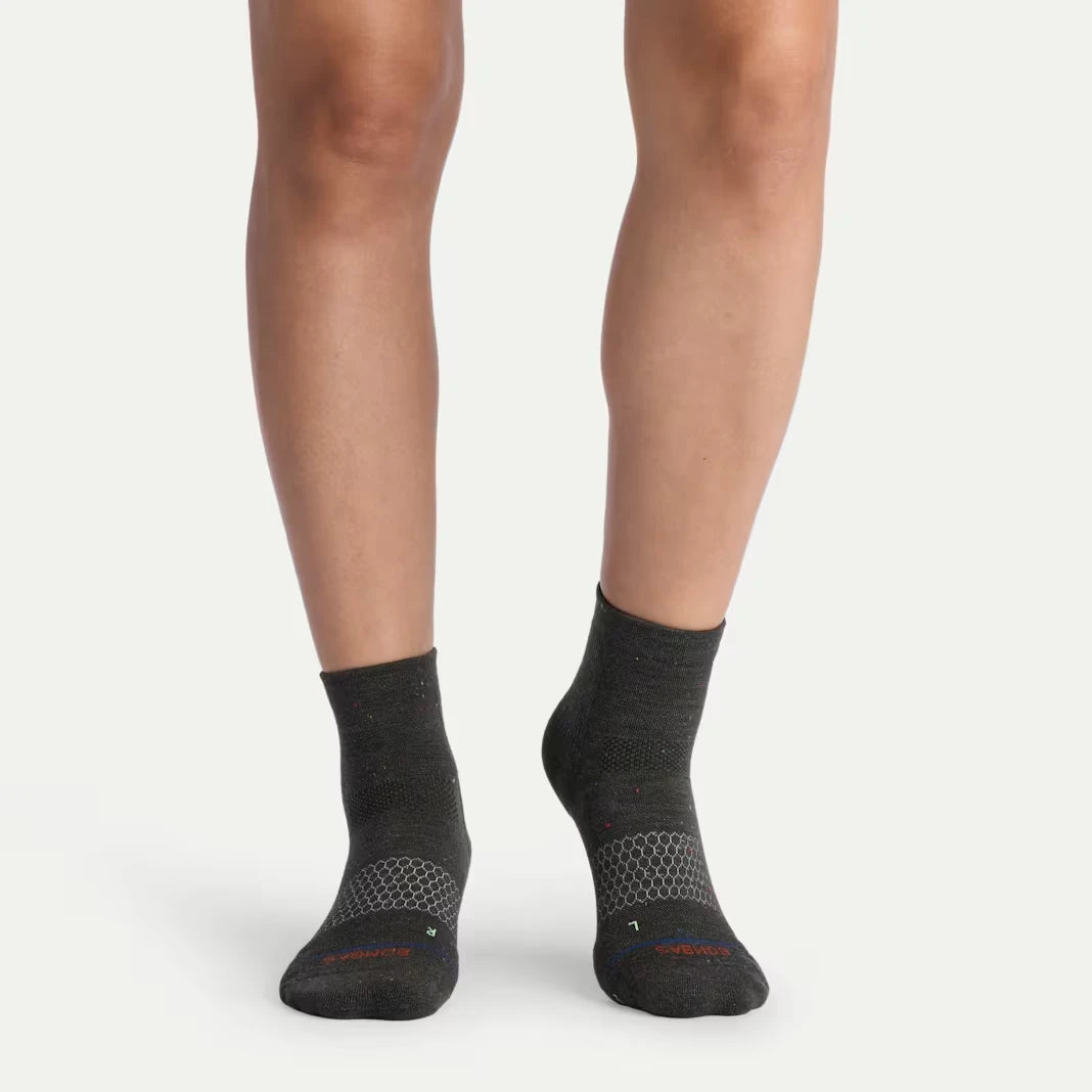 Women's Merino Wool Blend Run Quarter Sock 6-Pack - US 4756