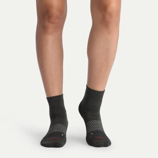 Women's Merino Wool Blend Run Quarter Socks - US 7408