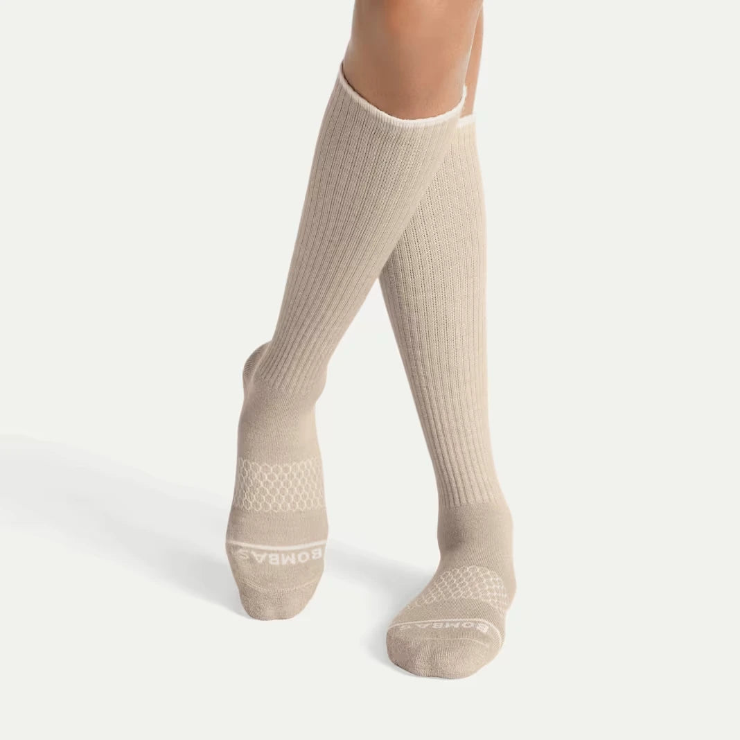 Women's Merino Wool Blend Knee-High Sock 4-Pack - US 2808