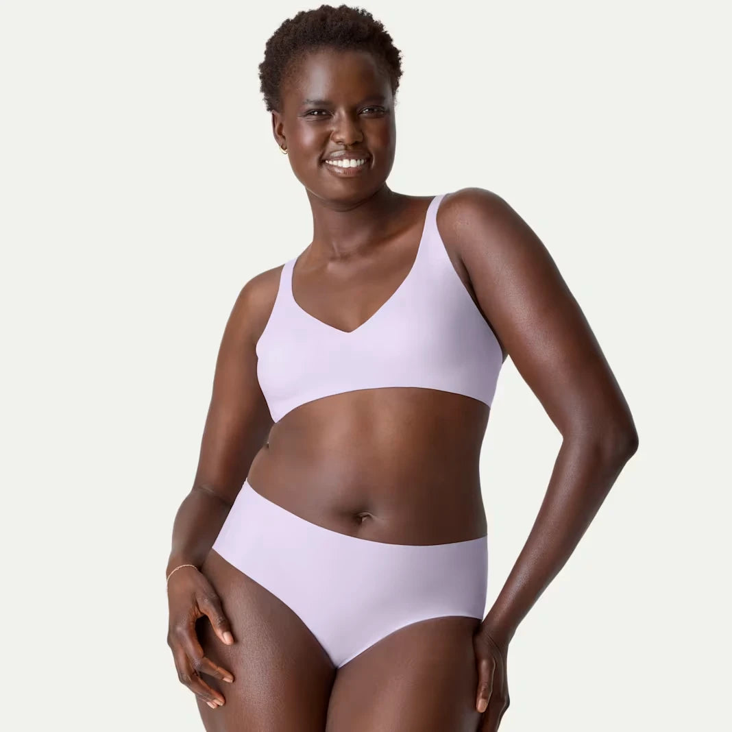 Women's No Show Plunge Bralette - US 2056