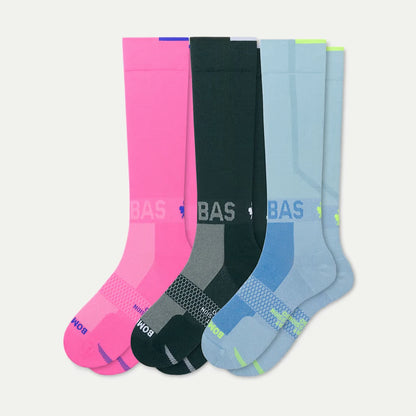 Women's Sport Compression Knee High Sock 3-Pack (20-30mmHg) - US 4403