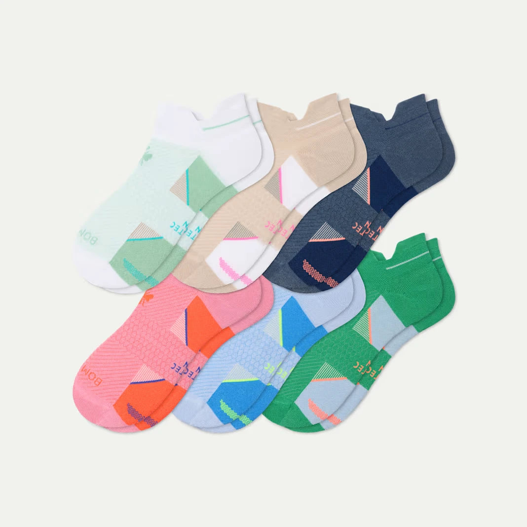 Women's Run Ankle Sock 6-Pack - US 4538
