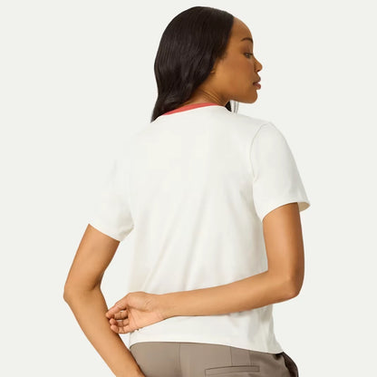 Women's Pima Cotton Crew Neck T-Shirt - US 5766