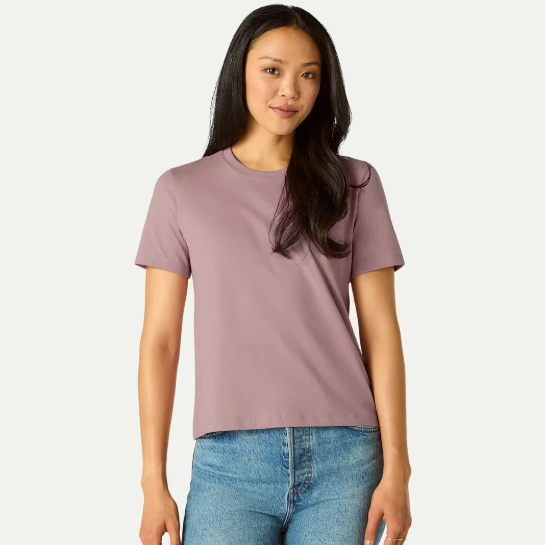 Women's Pima Cotton Crew Neck T-Shirt 3-Pack - US 6025