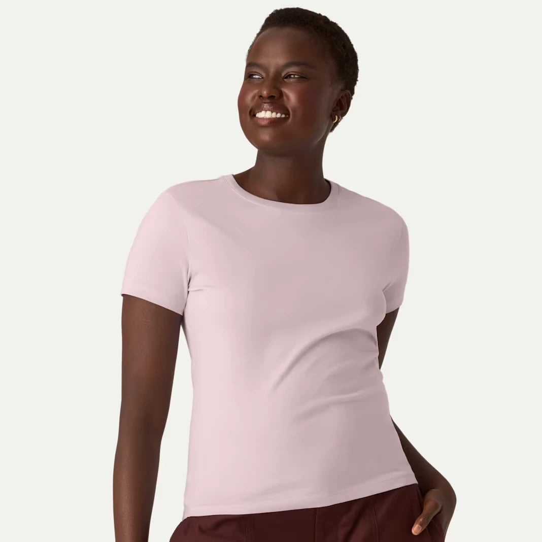 Women's Pima Cotton Slim Crew Neck T-Shirt 3-Pack - US 7777
