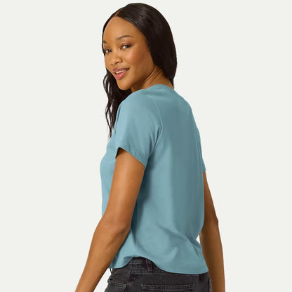 Women's Pima Cotton V-Neck T-Shirt 3-Pack - US 4239