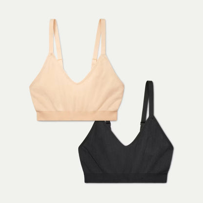Women's Seamless Scoop Bralette 2-Pack - US 3877