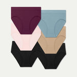 Women's Seamless High Rise Brief 6-Pack - US 2904
