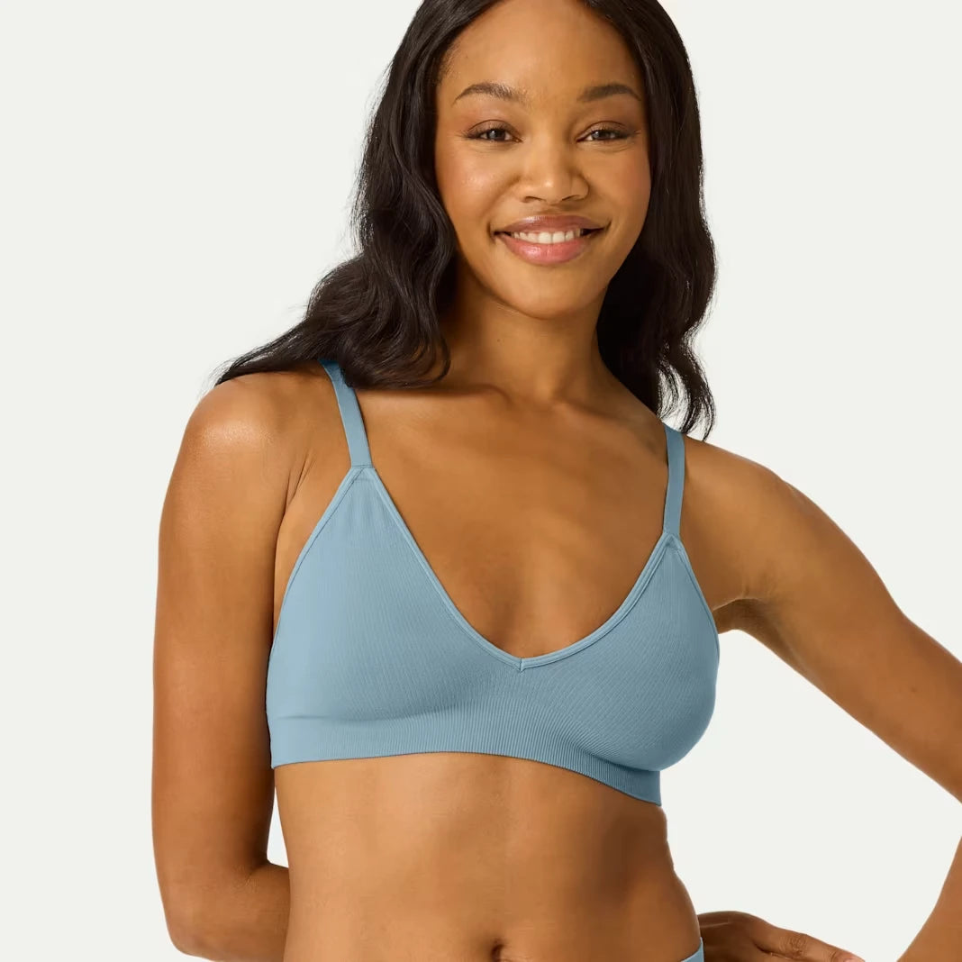 Women's Seamless Triangle Bralette 2-Pack - US 8878