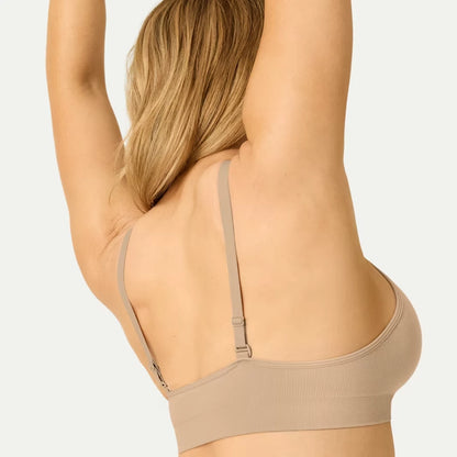 Women's Seamless Triangle Bralette + Thong Pack - US 7850